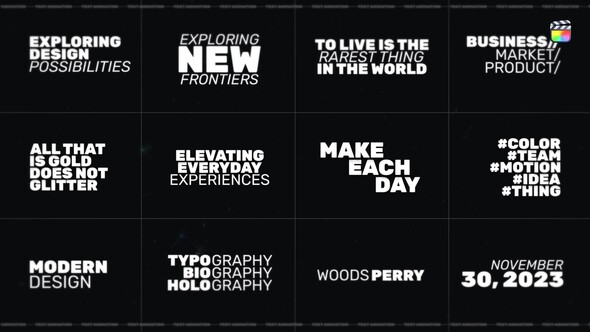 Text Animation | FCPX alt