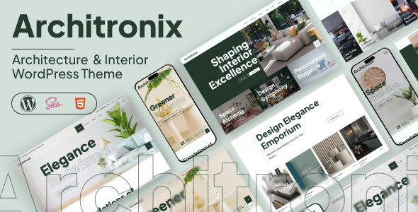 Architronix - Creative Interior Exterior Architecture Design PortfolioTheme