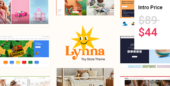 Lynna – Kids and Toy Store WooCommerce Theme – 0 Sold!