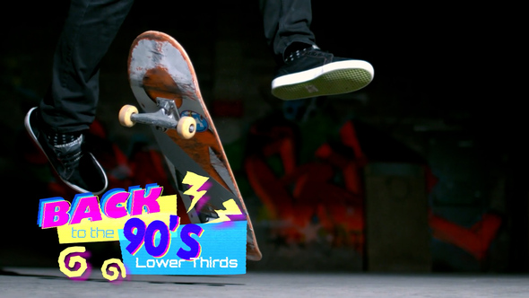 Back to the 90s Lower Thirds