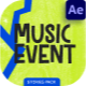 Music Event Stories Pack - VideoHive Item for Sale