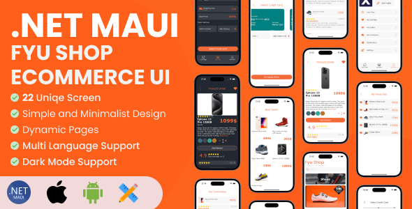 .Net Maui FYU e-Commerce App | Maui