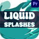Liquid Splashes Elements | Premiere Pro MOGRT - VideoHive Item for Sale