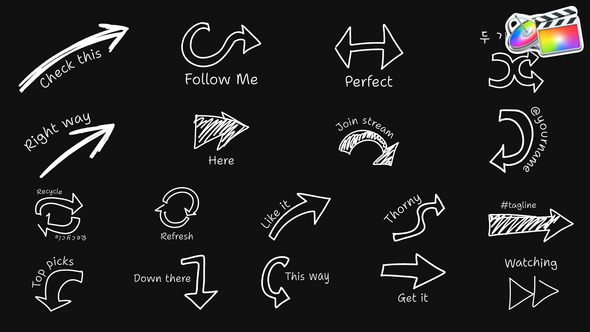 Arrows And Titles | FCPX alt