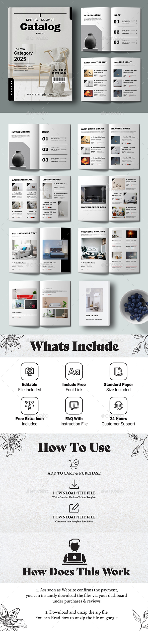 Product Catalog Layout