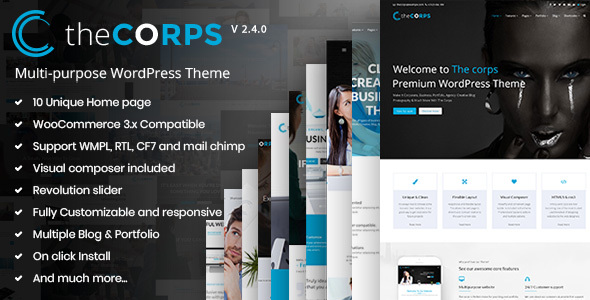 The Corps – Multi-Purpose WordPress Theme