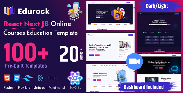 Edurock – Education React Next JS Template. – 0 Sold!