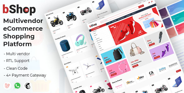 bShop – Multivendor eCommerce Shopping Platform