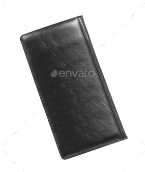 black wallet isolated