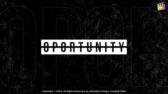 Creative Titles | FCPX alt