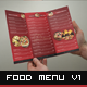 Food Menu Trifold Broshure V1 - GraphicRiver Item for Sale