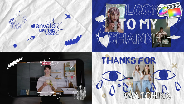 Youtube Sketch Slides for FCPX alt