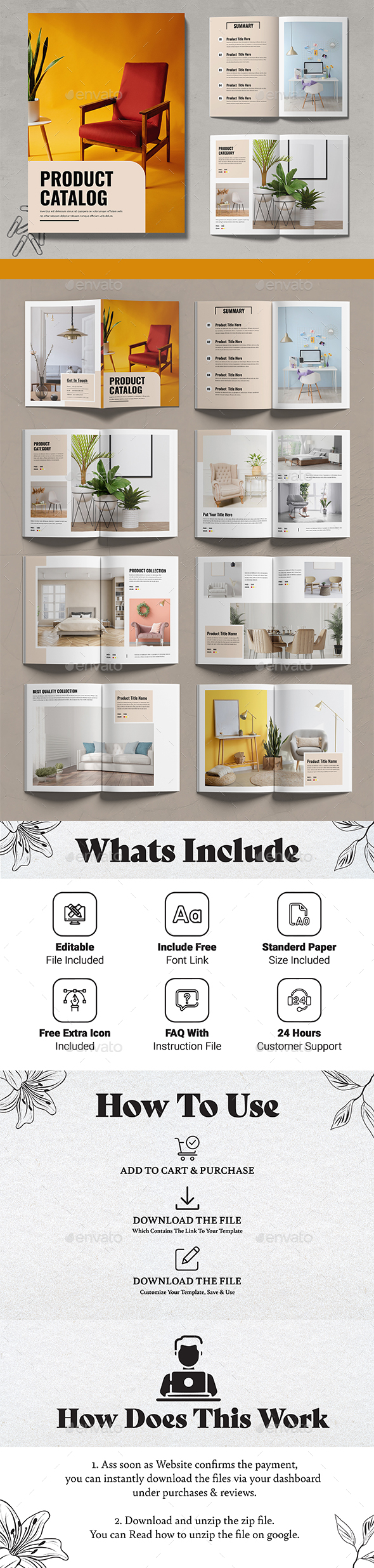 Product Catalog Layout Design