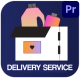 Delivery Service Icons And Titles for Premiere Pro - VideoHive Item for Sale
