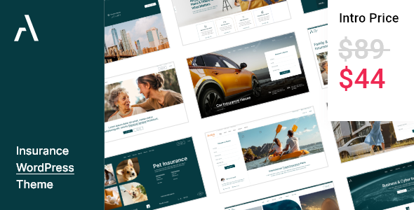 Acheron – Insurance WordPress Theme – 0 Sold!