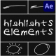 Highlights Elements for After Effects - VideoHive Item for Sale