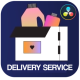 Delivery Service Icons And Titles for DaVinci Resolve - VideoHive Item for Sale