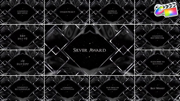Silver Award Opener for FCPX alt