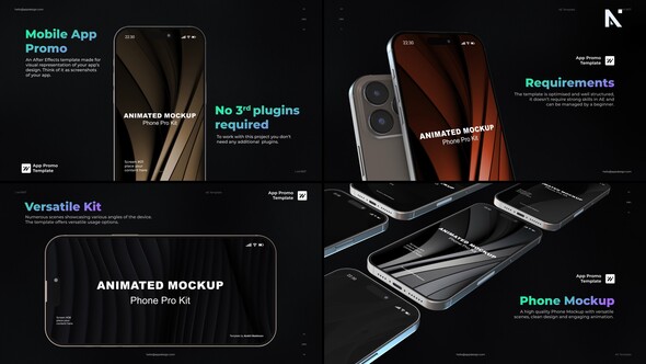 Mobile Phone App Mockup Kit