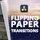 Flipping Paper Transitions for DaVinci Resolve - VideoHive Item for Sale