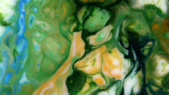 Artistic Concept Color Surface Moving Surface Liquid Paint 19