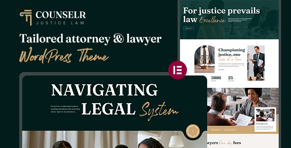 Counselr - Attorney & LawyerTheme