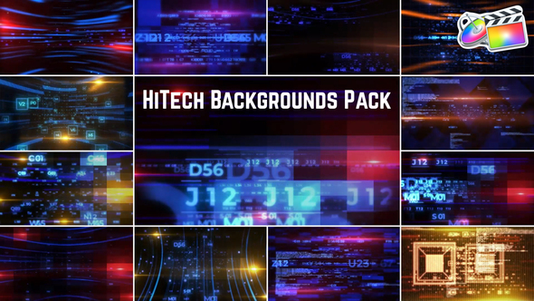 HiTech Backgrounds Pack for FCPX alt