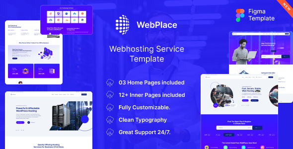 WebPlace - Web Hosting Figma Template