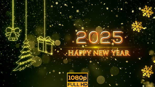 2025 Happy New Year Title V3