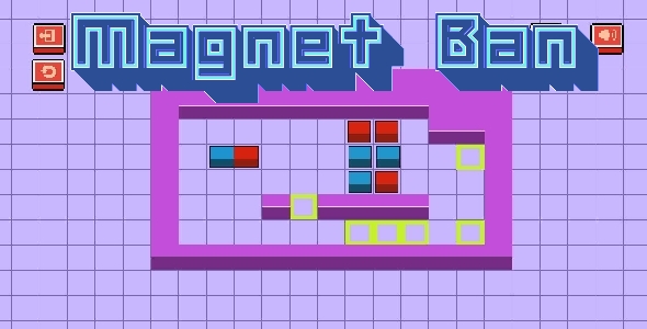 Magnet Ban | Logic Puzzle Game | Html5 Game | Unity