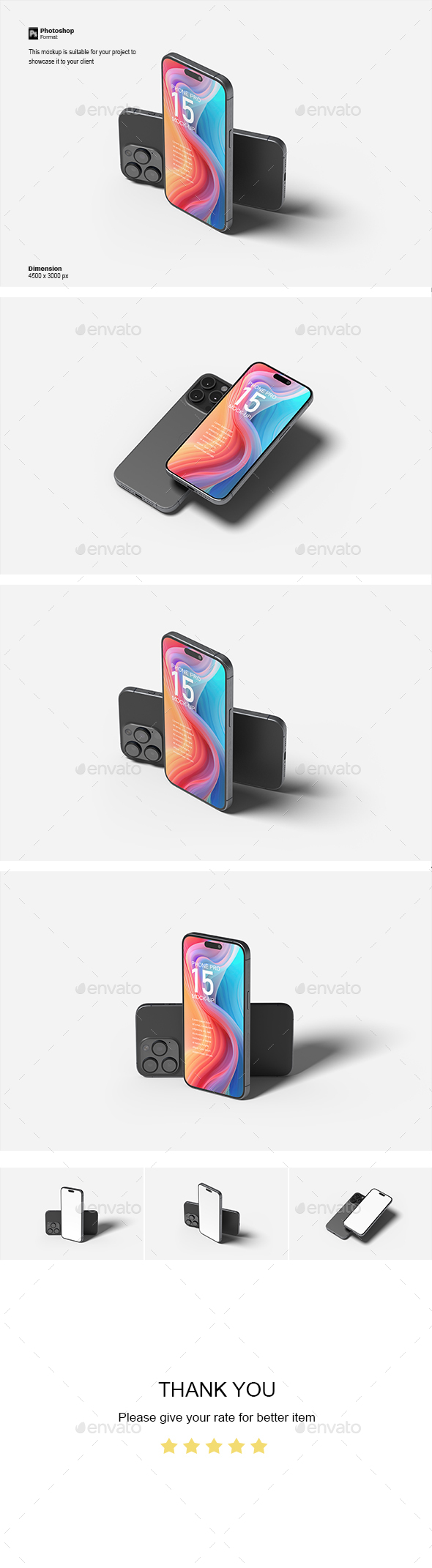 Iphone 15 Pro Mockup