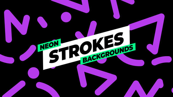Neon Strokes Backgrounds alt