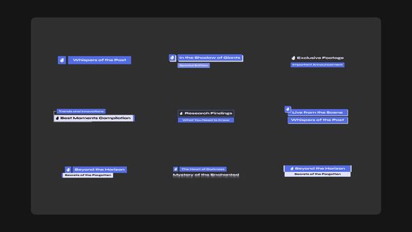 Name Tag | Logo Lower Thirds alt