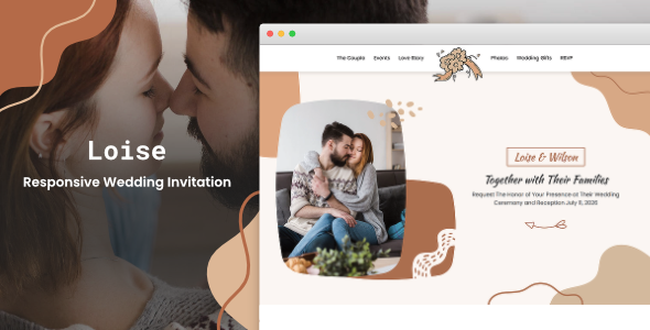 Loise - Responsive Wedding Invitation