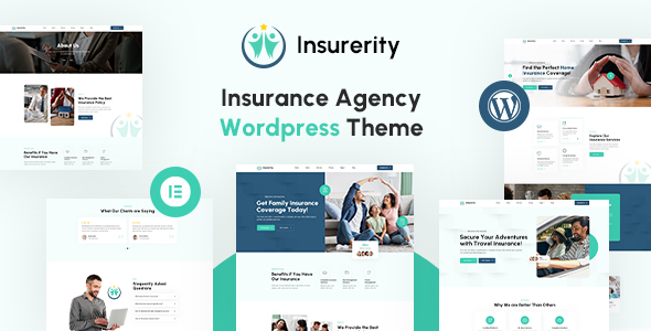 Insurerity | Insurance Agency WordPress Theme