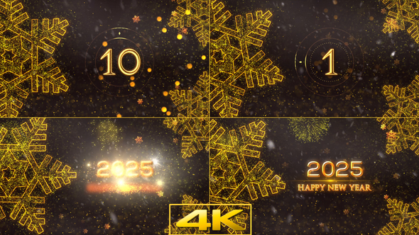 2025 Happy New Year Countdown V29