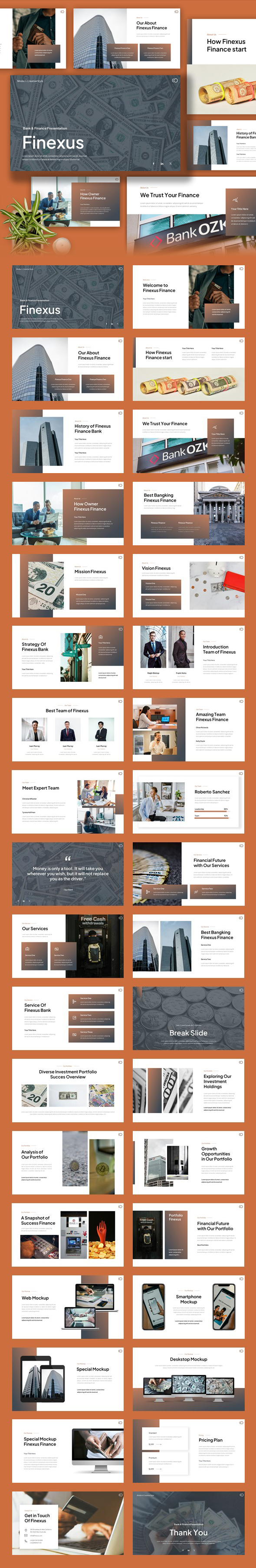 Finexus - Bank & Finance Keynote Template