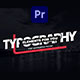 Kinetic Big Titles for Premiere Pro - VideoHive Item for Sale