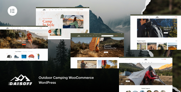 Daisoff – Outdoor Camping WooCommerceTheme