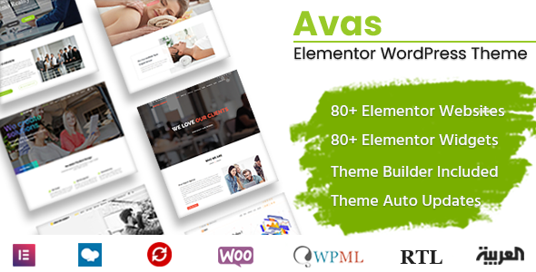 Avas – Elementor MultiPurpose WordPress Theme