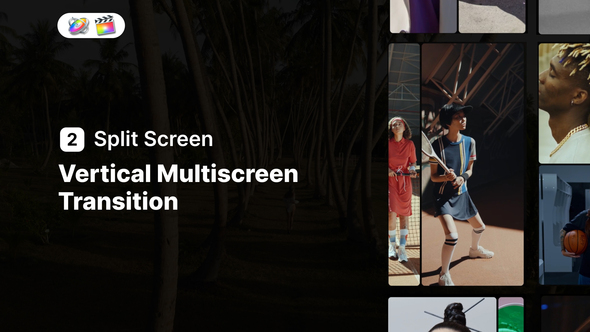 Vertical Multiscreen Transition for FCPX