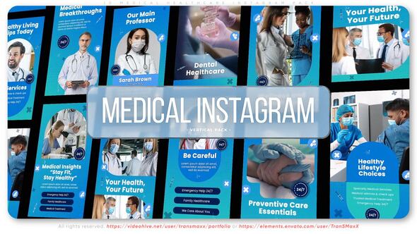 10 Medical Healthcare Instagram Pack alt