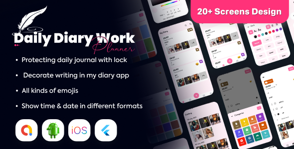 Daily Diary  Journal | Flutter App