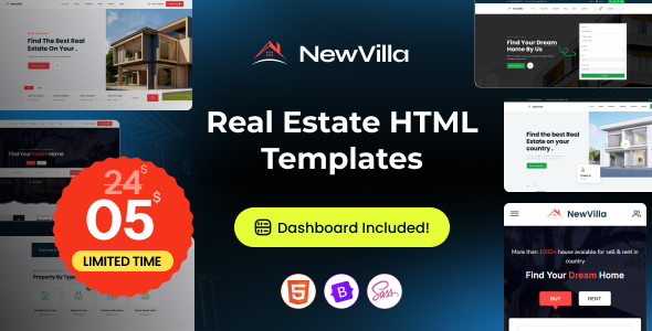 NewVilla - Real Estate HTML Template