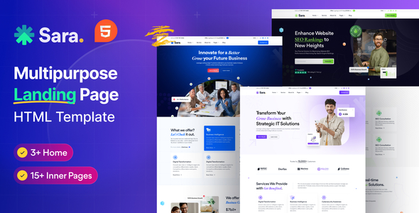 Sara - Multipurpose Business HTML Template