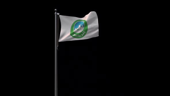 Riyadh City Flag With Alpha 2K