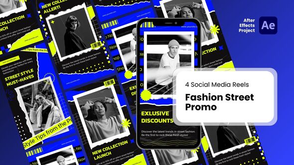Social Media Reels - Fashion Street Promo After Effect Templates alt