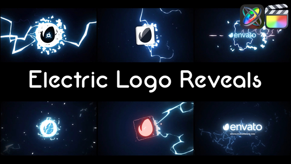 Electric Logo Reveals for FCPX alt