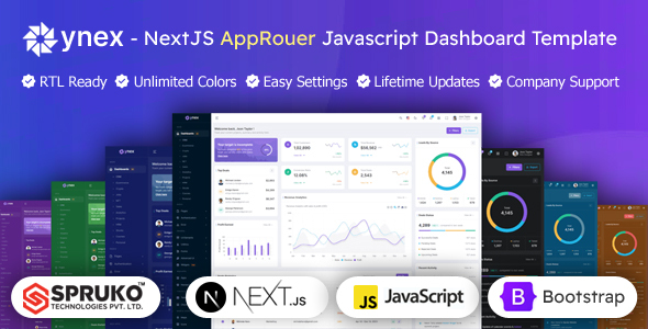 Ynex - NextJs AppRouter Javascript Admin Template