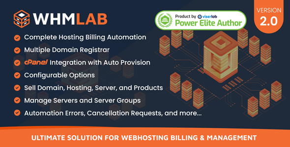 WHMLab – Ultimate Solution For WebHosting Billing And Management